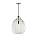Visual Comfort Modern - One Light Pendant - Harper - Black- Union Lighting Luminaires Decor