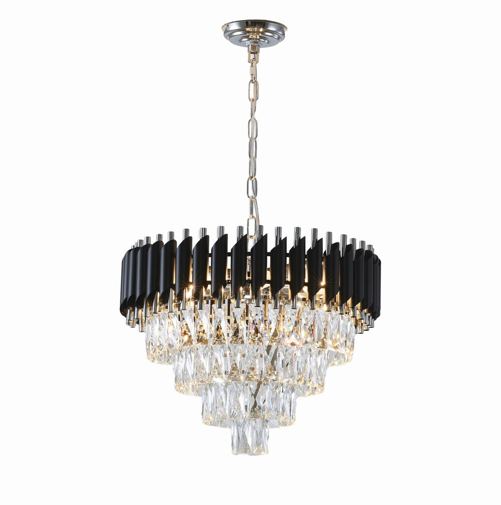 Bethel International Canada - Eight Light Chandelier - Chrome- Union Lighting Luminaires Decor