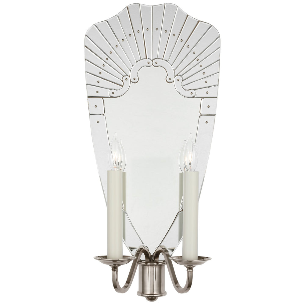 Ralph Lauren Canada - LED Wall Sconce - Adelaide - Mirror and Butler's Silver- Union Lighting Luminaires Decor
