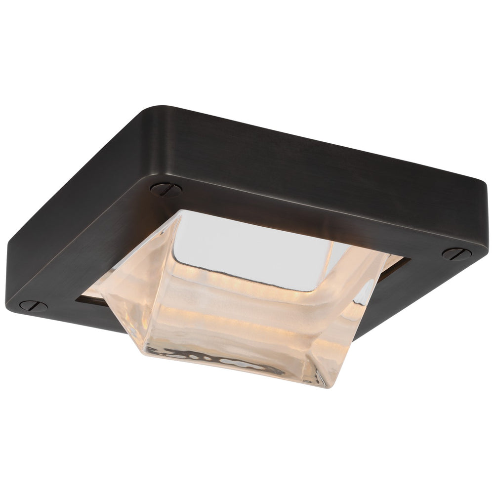 Ralph Lauren Canada - LED Flush Mount - Rolland - Bronze and Clear Glass- Union Lighting Luminaires Decor