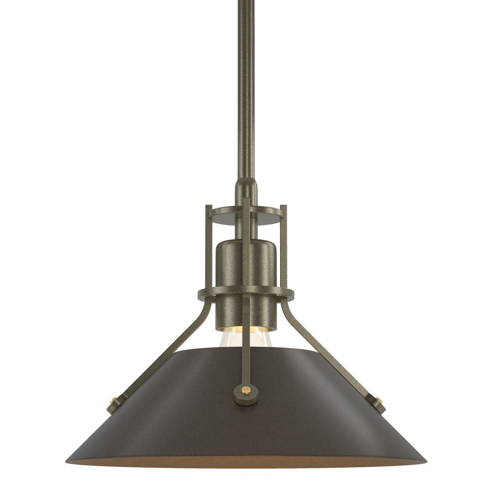 Hubbardton Forge - One Light Mini Pendant - Henry - Soft Gold- Union Lighting Luminaires Decor