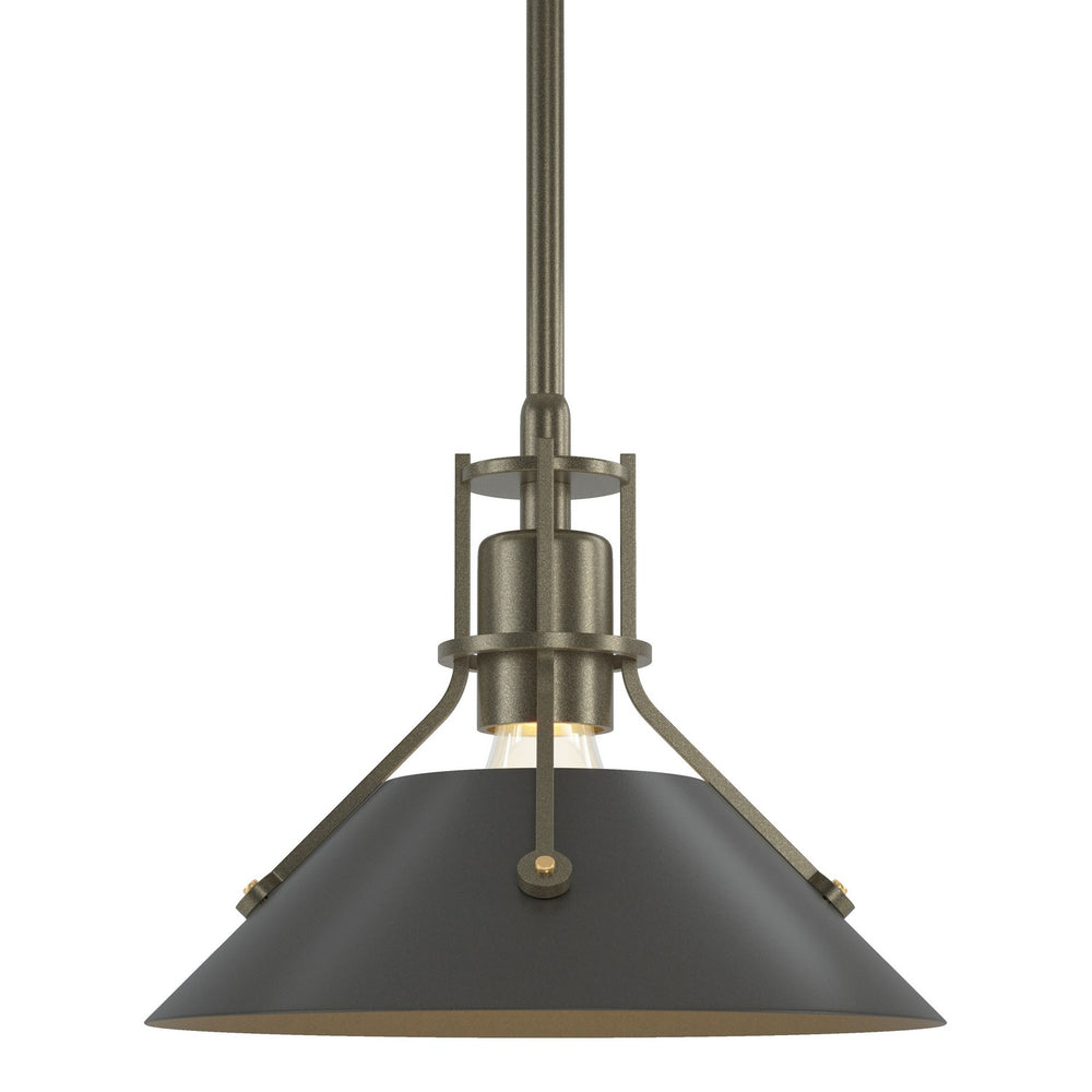 Hubbardton Forge - One Light Mini Pendant - Henry - Soft Gold- Union Lighting Luminaires Decor