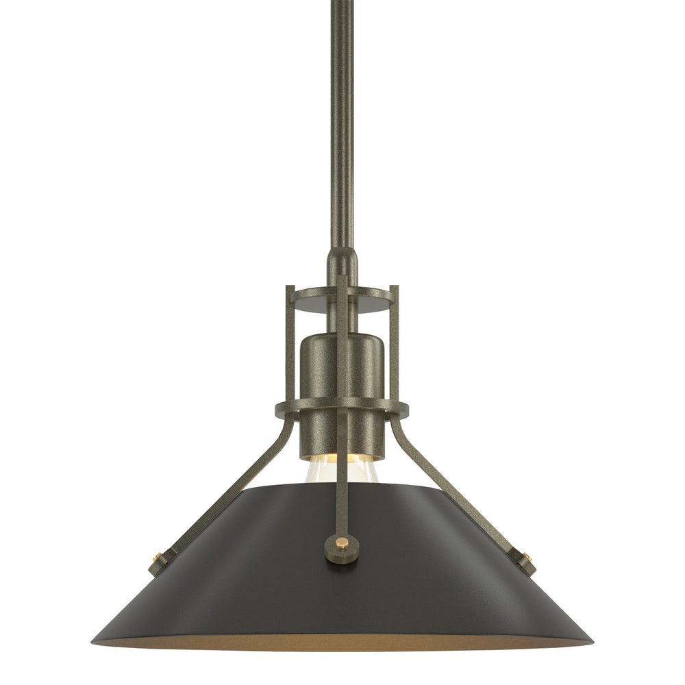 Hubbardton Forge - One Light Mini Pendant - Henry - Soft Gold- Union Lighting Luminaires Decor