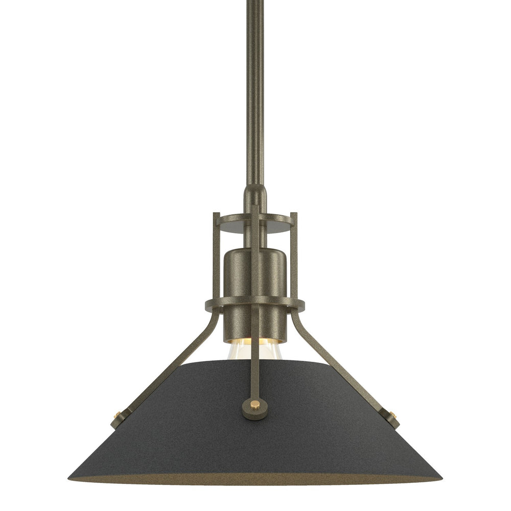 Hubbardton Forge - One Light Mini Pendant - Henry - Soft Gold- Union Lighting Luminaires Decor