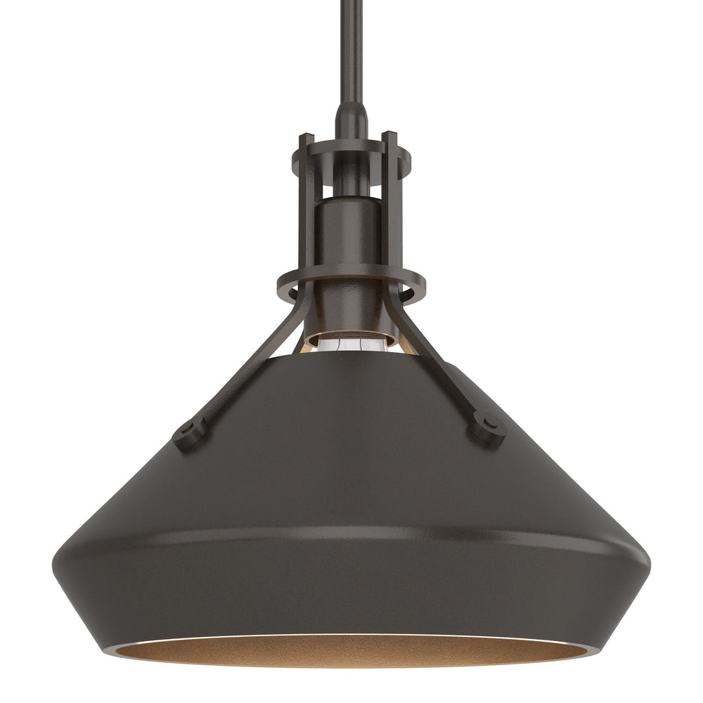 Hubbardton Forge - One Light Mini Pendant - Henry - Oil Rubbed Bronze- Union Lighting Luminaires Decor