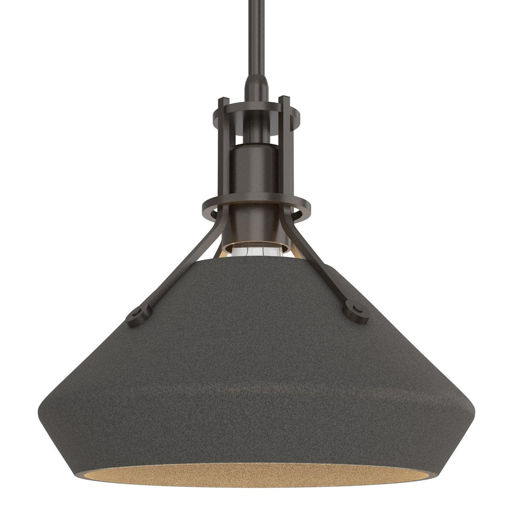 Hubbardton Forge - One Light Mini Pendant - Henry - Oil Rubbed Bronze- Union Lighting Luminaires Decor