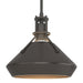 Hubbardton Forge - One Light Mini Pendant - Henry - Natural Iron- Union Lighting Luminaires Decor