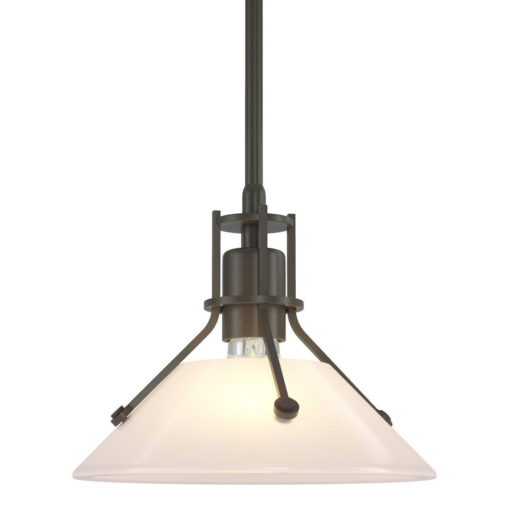 Hubbardton Forge - One Light Mini Pendant - Henry - Dark Smoke- Union Lighting Luminaires Decor