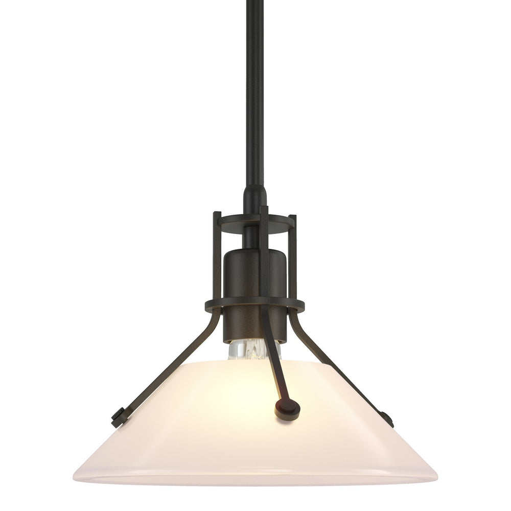 Hubbardton Forge - One Light Mini Pendant - Henry - Black- Union Lighting Luminaires Decor