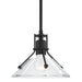 Hubbardton Forge - One Light Mini Pendant - Henry - Black- Union Lighting Luminaires Decor