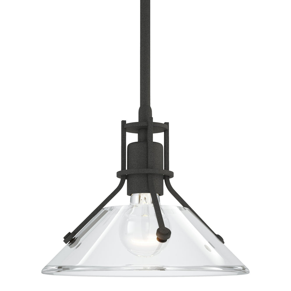 Hubbardton Forge - One Light Mini Pendant - Henry - Natural Iron- Union Lighting Luminaires Decor
