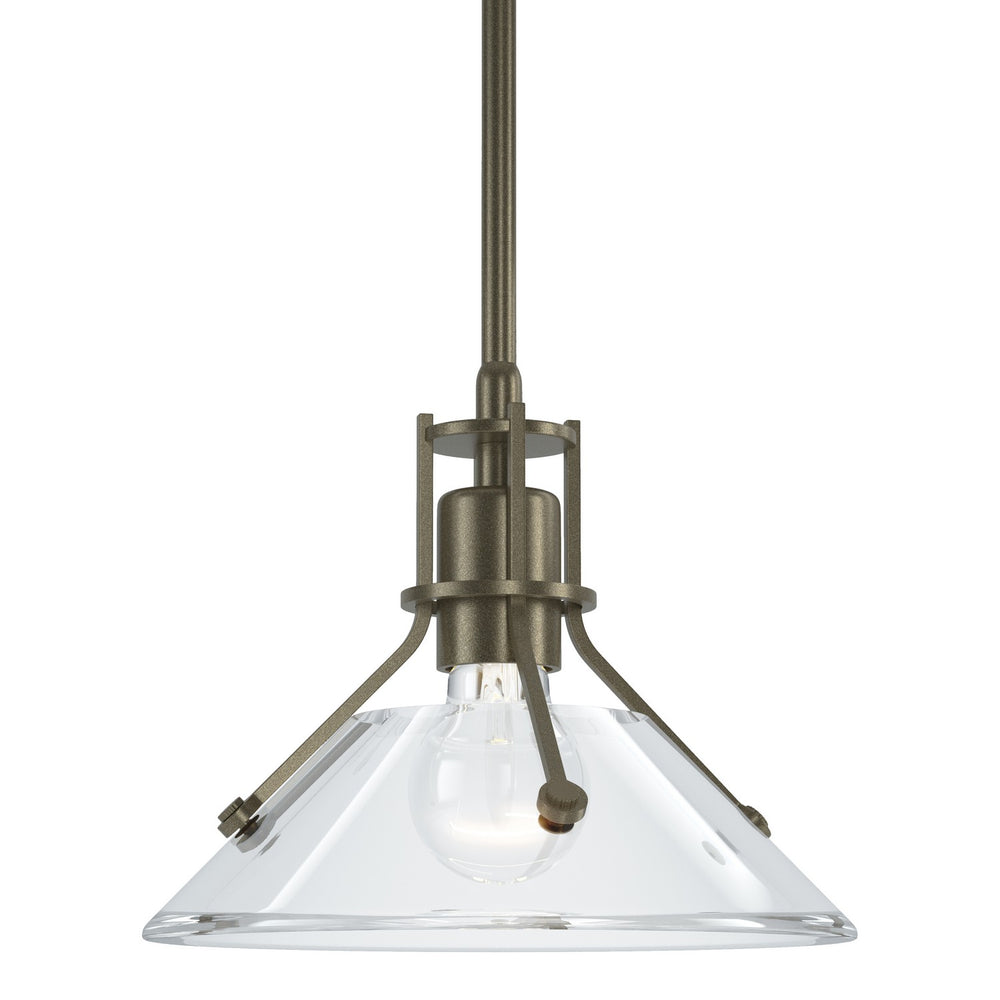 Hubbardton Forge - One Light Mini Pendant - Henry - Soft Gold- Union Lighting Luminaires Decor