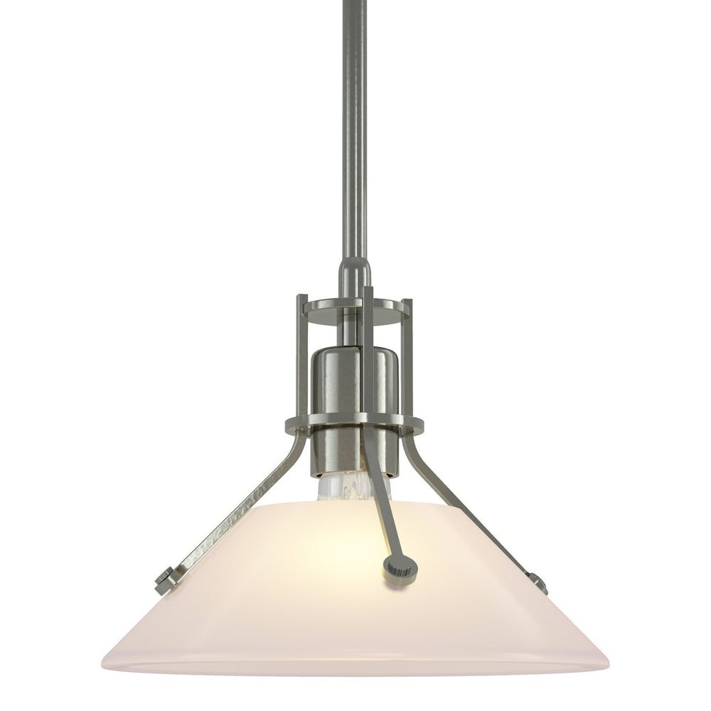 Hubbardton Forge - One Light Mini Pendant - Henry - Sterling- Union Lighting Luminaires Decor