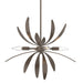 Hubbardton Forge - Four Light Pendant - Dahlia - Bronze- Union Lighting Luminaires Decor