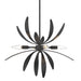 Hubbardton Forge - Four Light Pendant - Dahlia - Black- Union Lighting Luminaires Decor