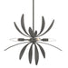 Hubbardton Forge - Four Light Pendant - Dahlia - Natural Iron- Union Lighting Luminaires Decor