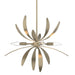 Hubbardton Forge - Four Light Pendant - Dahlia - Soft Gold- Union Lighting Luminaires Decor