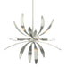 Hubbardton Forge - Four Light Pendant - Dahlia - Sterling- Union Lighting Luminaires Decor