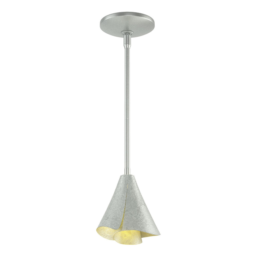 Hubbardton Forge - One Light Mini Pendant - Mobius - Vintage Platinum- Union Lighting Luminaires Decor
