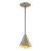 Hubbardton Forge - One Light Mini Pendant - Mobius - Soft Gold- Union Lighting Luminaires Decor