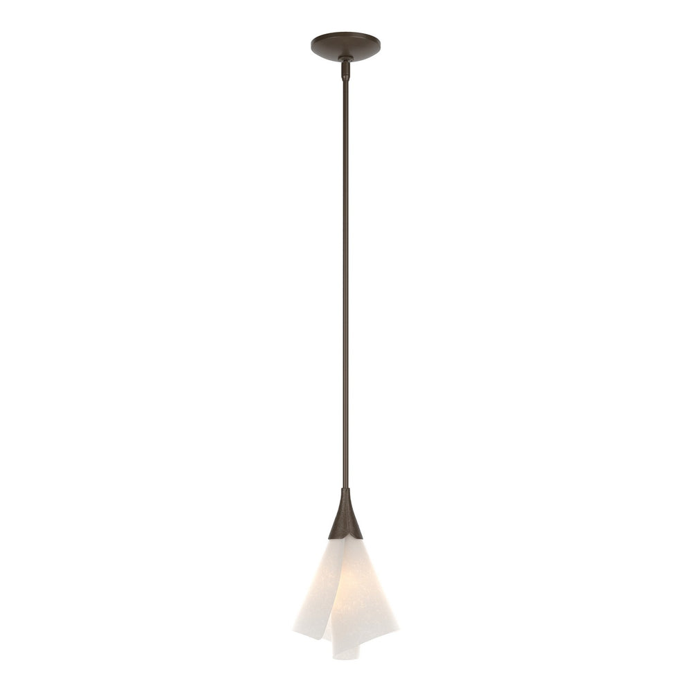 Hubbardton Forge - One Light Mini Pendant - Mobius - Bronze- Union Lighting Luminaires Decor