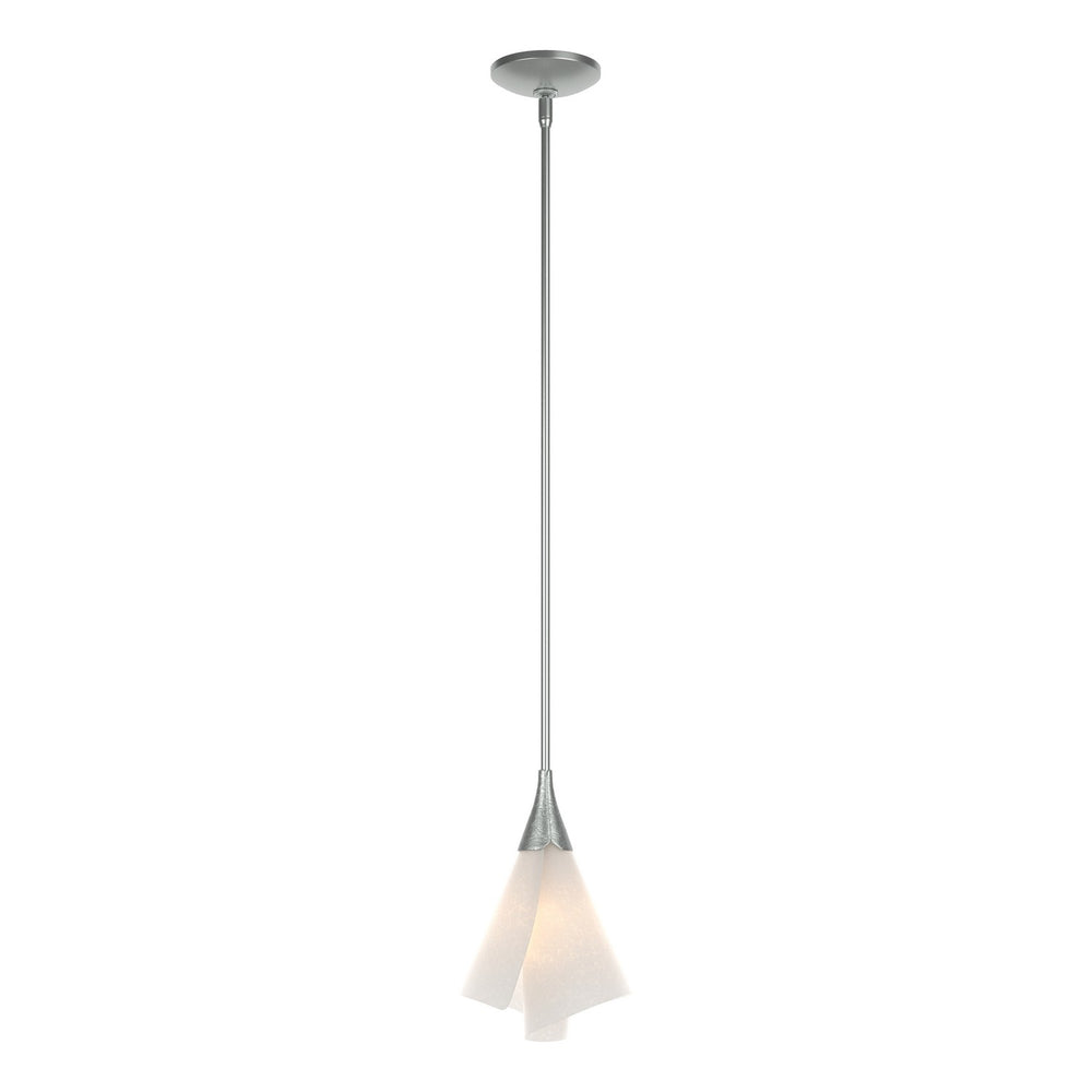 Hubbardton Forge - One Light Mini Pendant - Mobius - Vintage Platinum- Union Lighting Luminaires Decor