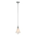 Hubbardton Forge - One Light Mini Pendant - Mobius - Vintage Platinum- Union Lighting Luminaires Decor