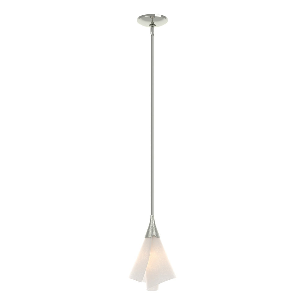 Hubbardton Forge - One Light Mini Pendant - Mobius - Sterling- Union Lighting Luminaires Decor