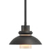 Hubbardton Forge - One Light Mini Pendant - Staccato - Black- Union Lighting Luminaires Decor