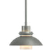 Hubbardton Forge - One Light Mini Pendant - Staccato - Vintage Platinum- Union Lighting Luminaires Decor