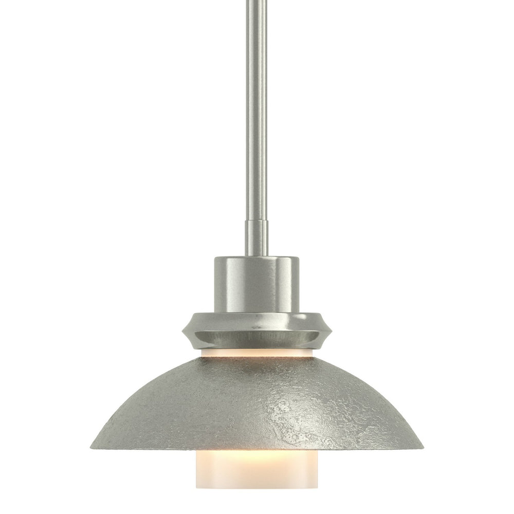 Hubbardton Forge - One Light Mini Pendant - Staccato - Sterling- Union Lighting Luminaires Decor