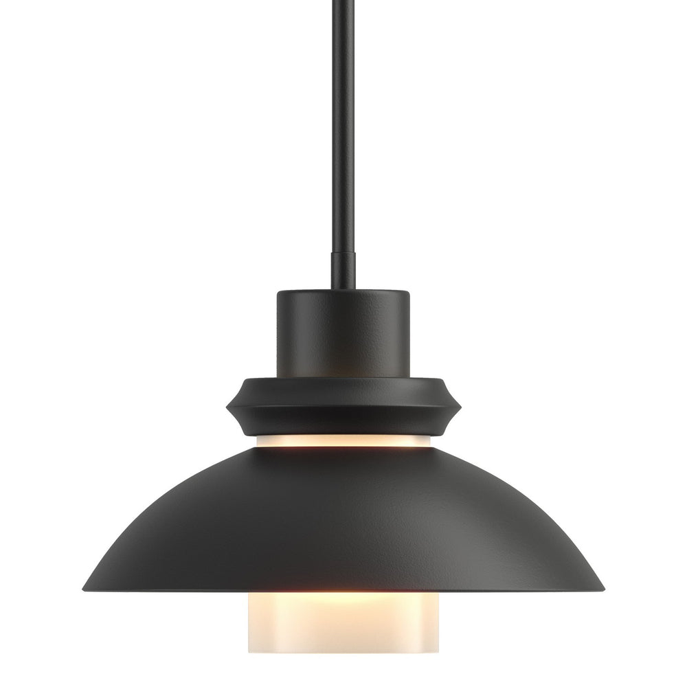 Hubbardton Forge - One Light Mini Pendant - Staccato - Black- Union Lighting Luminaires Decor