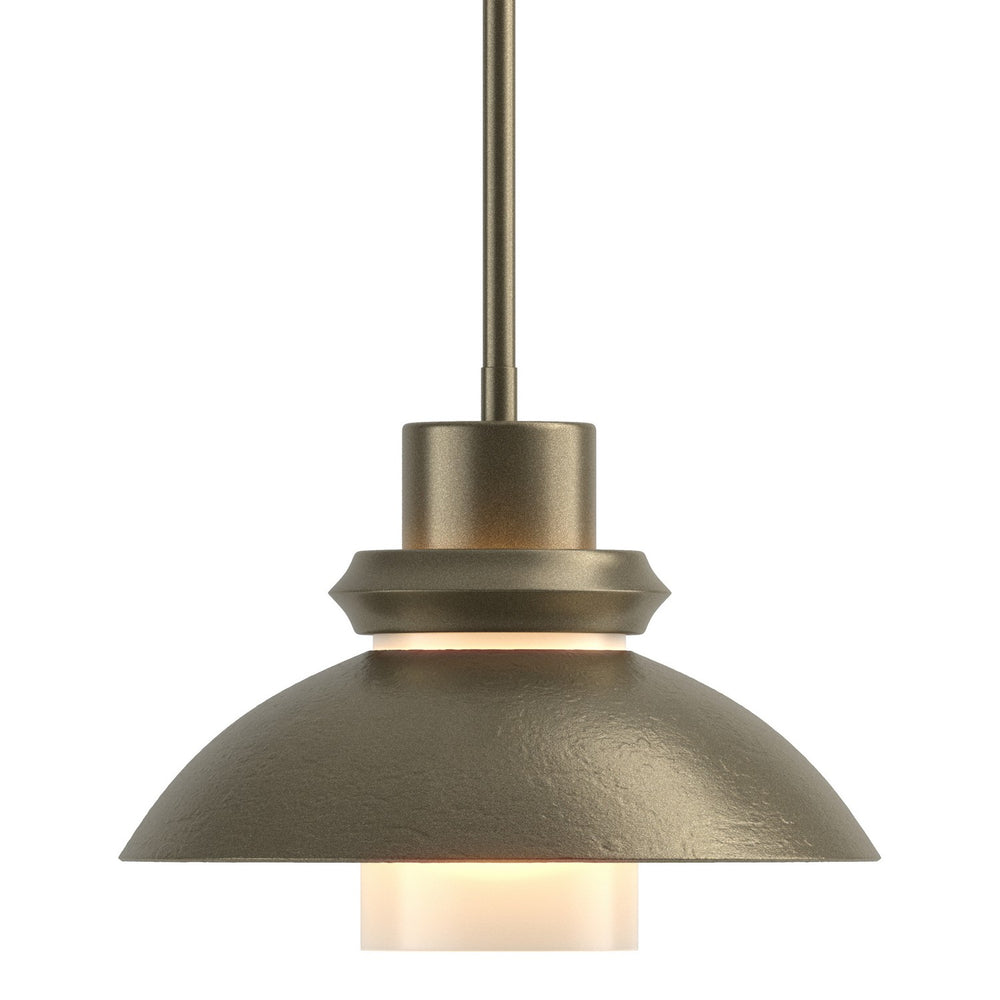 Hubbardton Forge - One Light Mini Pendant - Staccato - Soft Gold- Union Lighting Luminaires Decor