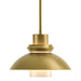 Hubbardton Forge - One Light Mini Pendant - Staccato - Modern Brass- Union Lighting Luminaires Decor
