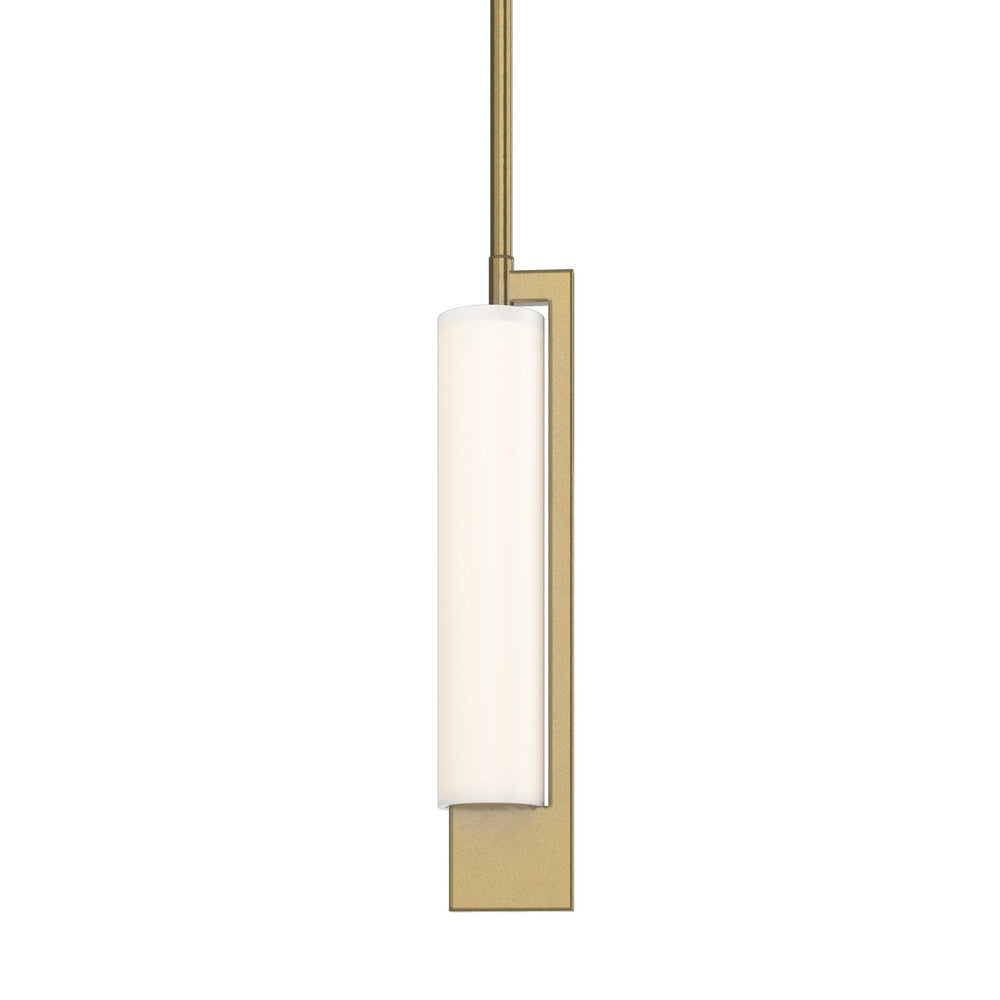 Hubbardton Forge - One Light Mini Pendant - Axis - Modern Brass- Union Lighting Luminaires Decor