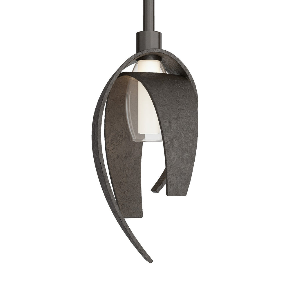 Hubbardton Forge - One Light Mini Pendant - Corona - Oil Rubbed Bronze- Union Lighting Luminaires Decor
