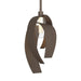Hubbardton Forge - One Light Mini Pendant - Corona - Bronze- Union Lighting Luminaires Decor