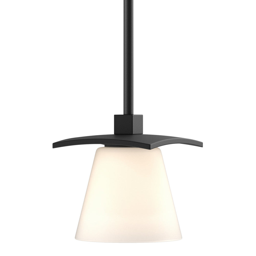 Hubbardton Forge - One Light Mini Pendant - Wren - Black- Union Lighting Luminaires Decor