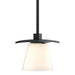 Hubbardton Forge - One Light Mini Pendant - Wren - Black- Union Lighting Luminaires Decor