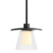 Hubbardton Forge - One Light Mini Pendant - Wren - Black- Union Lighting Luminaires Decor