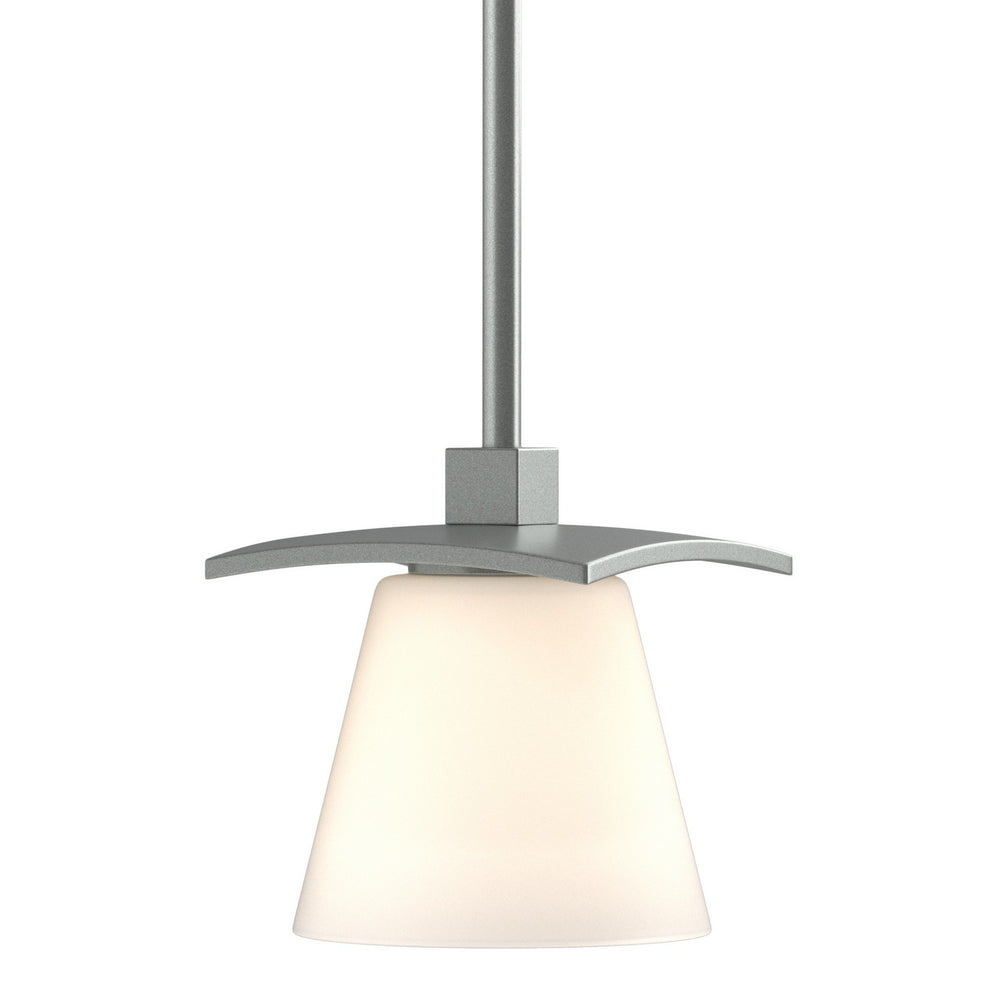 Hubbardton Forge - One Light Mini Pendant - Wren - Vintage Platinum- Union Lighting Luminaires Decor