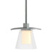 Hubbardton Forge - One Light Mini Pendant - Wren - Vintage Platinum- Union Lighting Luminaires Decor