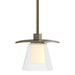 Hubbardton Forge - One Light Mini Pendant - Wren - Soft Gold- Union Lighting Luminaires Decor
