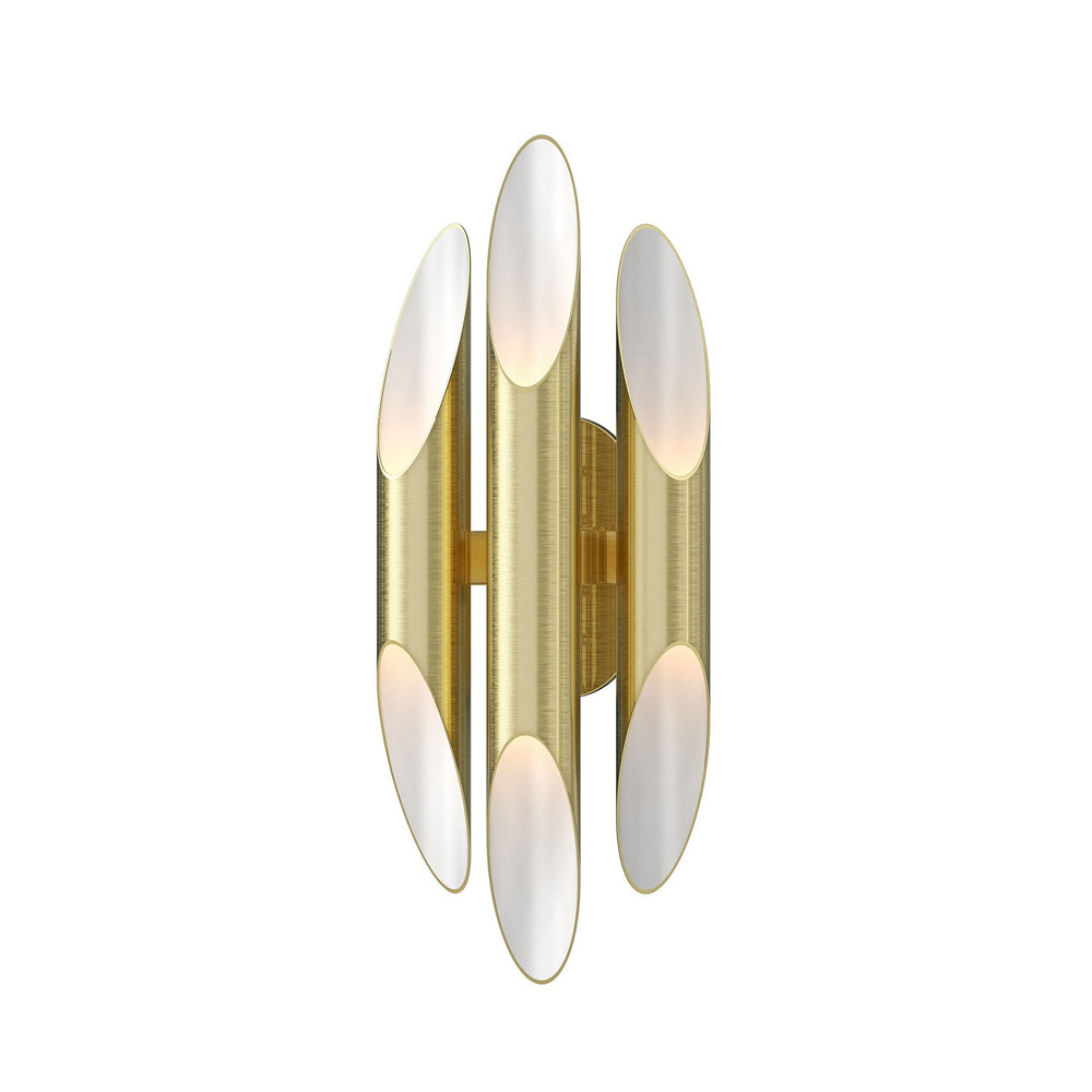 Sonneman - LED Wall Sconce - Chimes - Satin Brass- Union Lighting Luminaires Decor