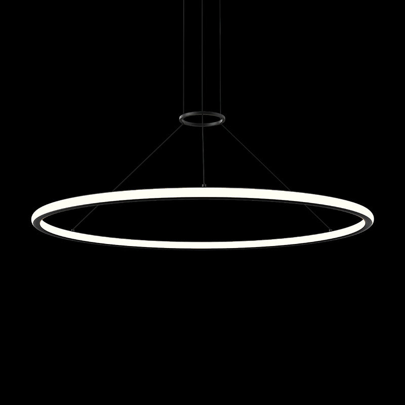 Sonneman Canada - LED Pendant - Luna - Satin Black- Union Lighting Luminaires Decor