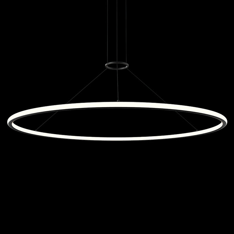 Sonneman Canada - LED Pendant - Luna - Satin Black- Union Lighting Luminaires Decor