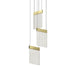 Sonneman Canada - LED Pendant - V Panels - Brass- Union Lighting Luminaires Decor