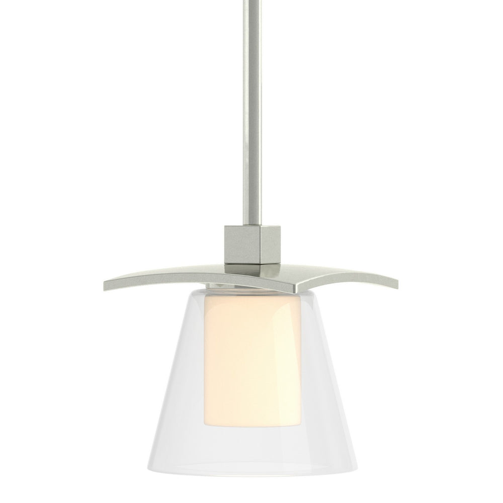 Hubbardton Forge - One Light Mini Pendant - Wren - Sterling- Union Lighting Luminaires Decor