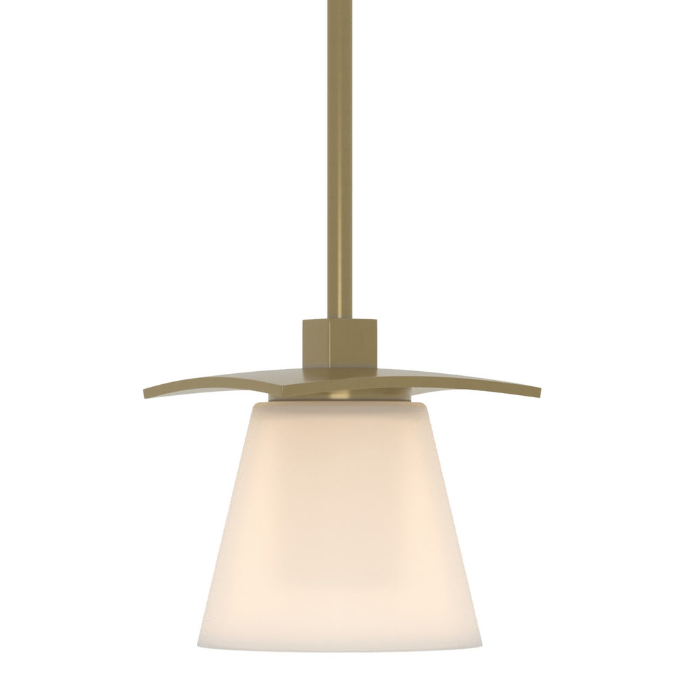 Hubbardton Forge - One Light Mini Pendant - Wren - Modern Brass- Union Lighting Luminaires Decor