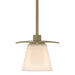 Hubbardton Forge - One Light Mini Pendant - Wren - Modern Brass- Union Lighting Luminaires Decor